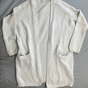 White cardigan sweater! Size medium!